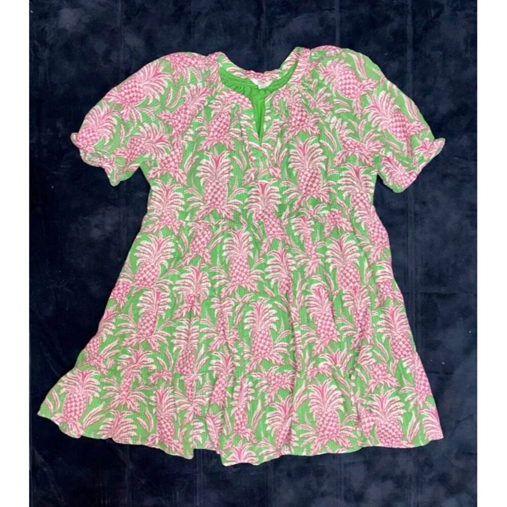 Like New Crown & Ivy Green and Punk Pineapple Tent Dress Petite XL